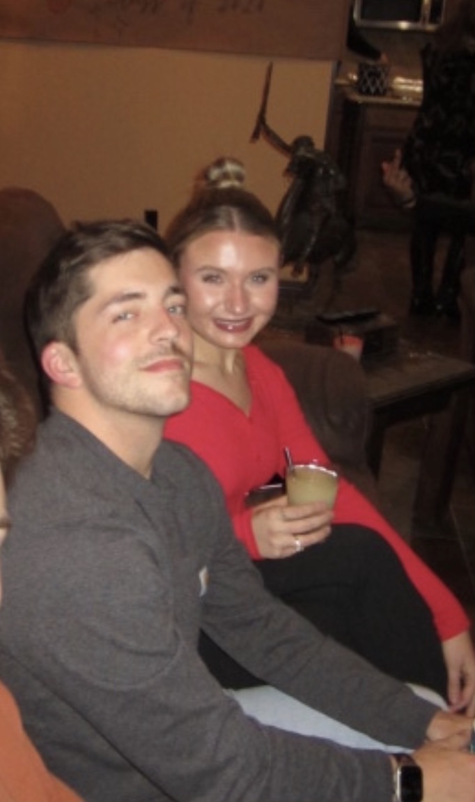 Macie and Kenny at a get-together